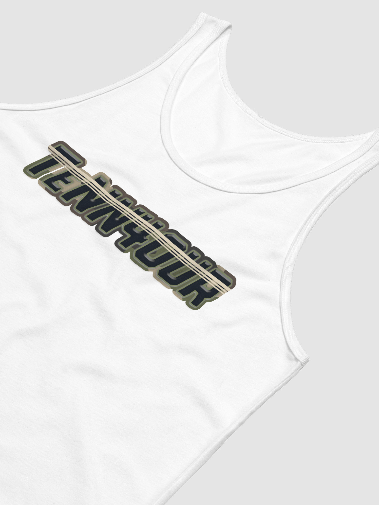 #TeNN4OURARMY Tank - Green & Black product image (12)