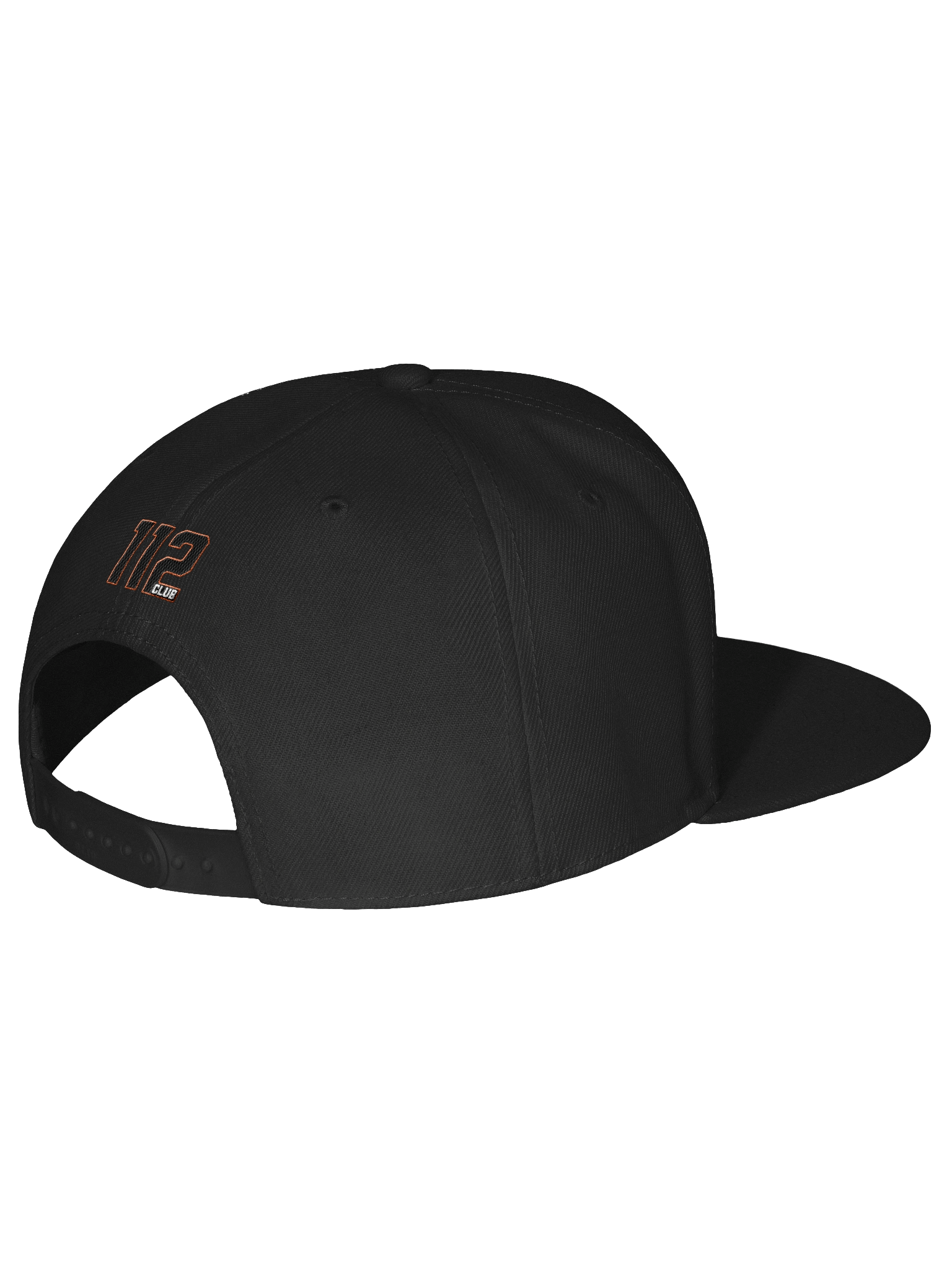 111 Club Throttle & Iron Snapback Hat — Orange Outline Edition product image (3)