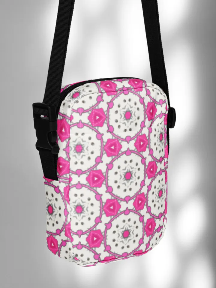 Symmetric Pink Geometric Crossbody Bag product image (1)