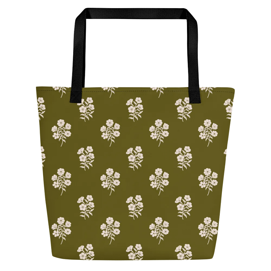 Alpine Cascade - Green and Cream - Tote Bag product image (3)