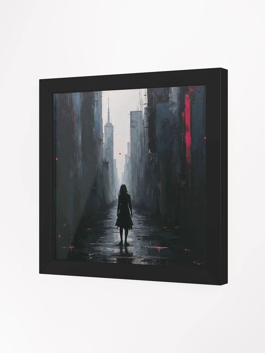 Lone Descent Framed Print product image (21)