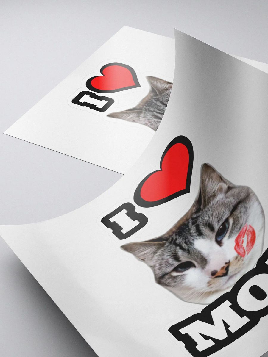I ❤️ Moaf Sticker product image (4)