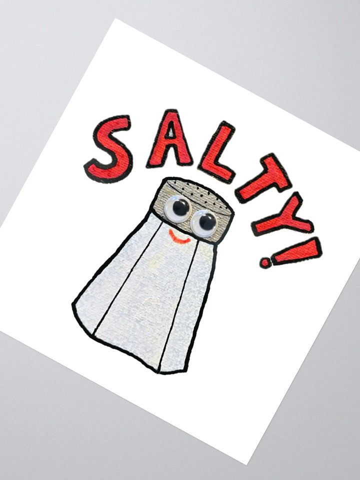 Salty Square Stickers 4x4 and Larger product image (2)