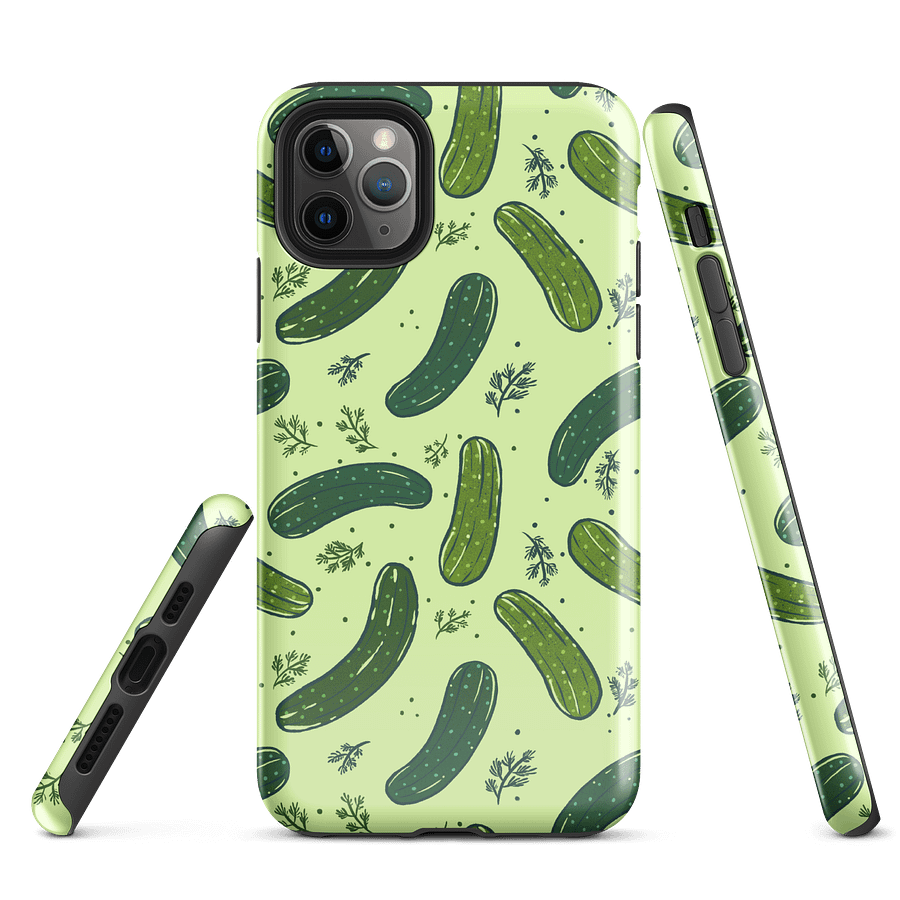 Dill Pickles Pattern iPhone Case product image (3)