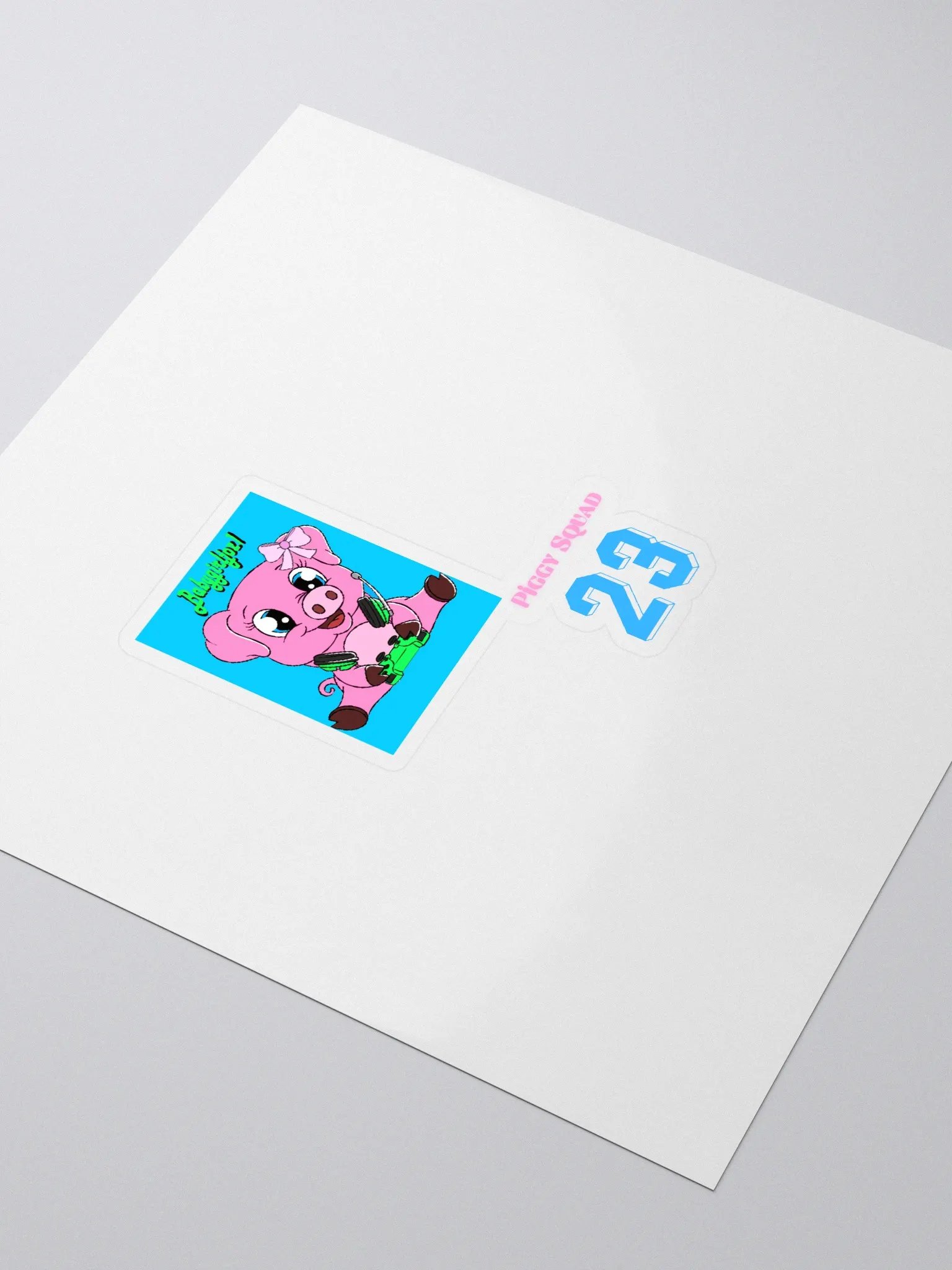 Piggy squad sticker product image (3)