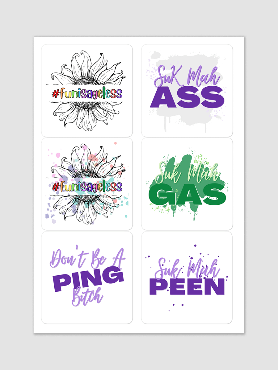TiaLaughs Suk Mah... Sticker Sheet Collection product image (1)