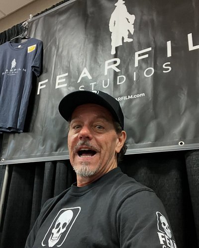 Getting ready for another day at Spooky Empire!