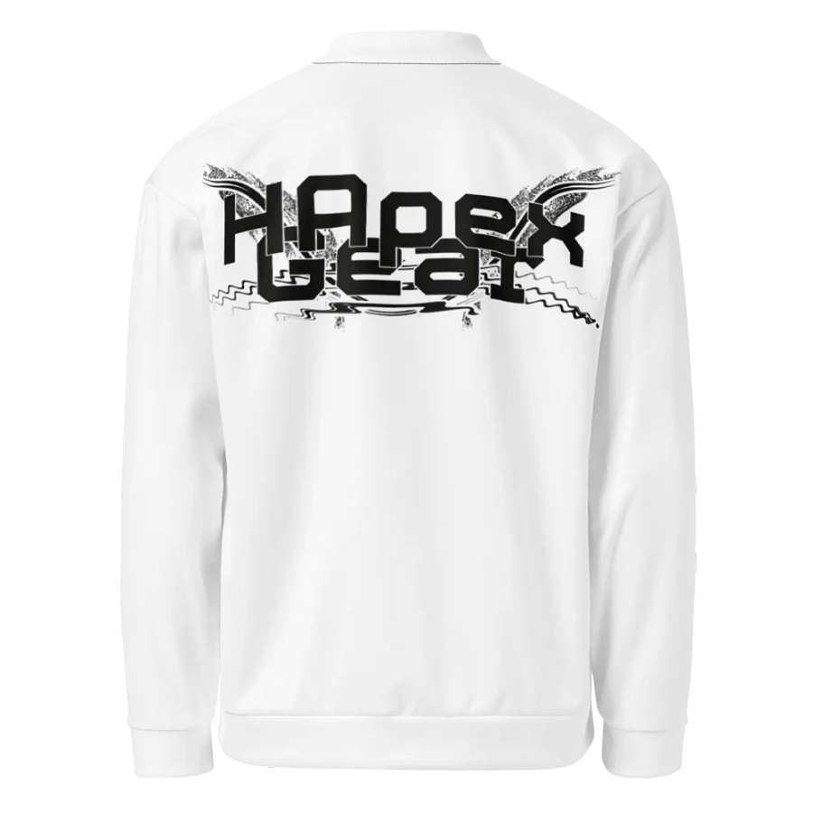 Black HApex Gear Black Logo - White - Bomber Jacket product image (1)