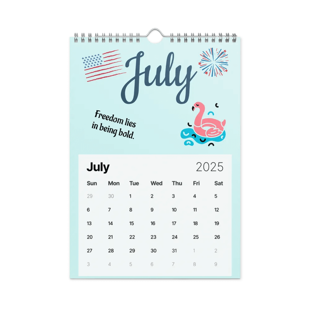 Squiggle 2025: Wall Calendar product image (7)