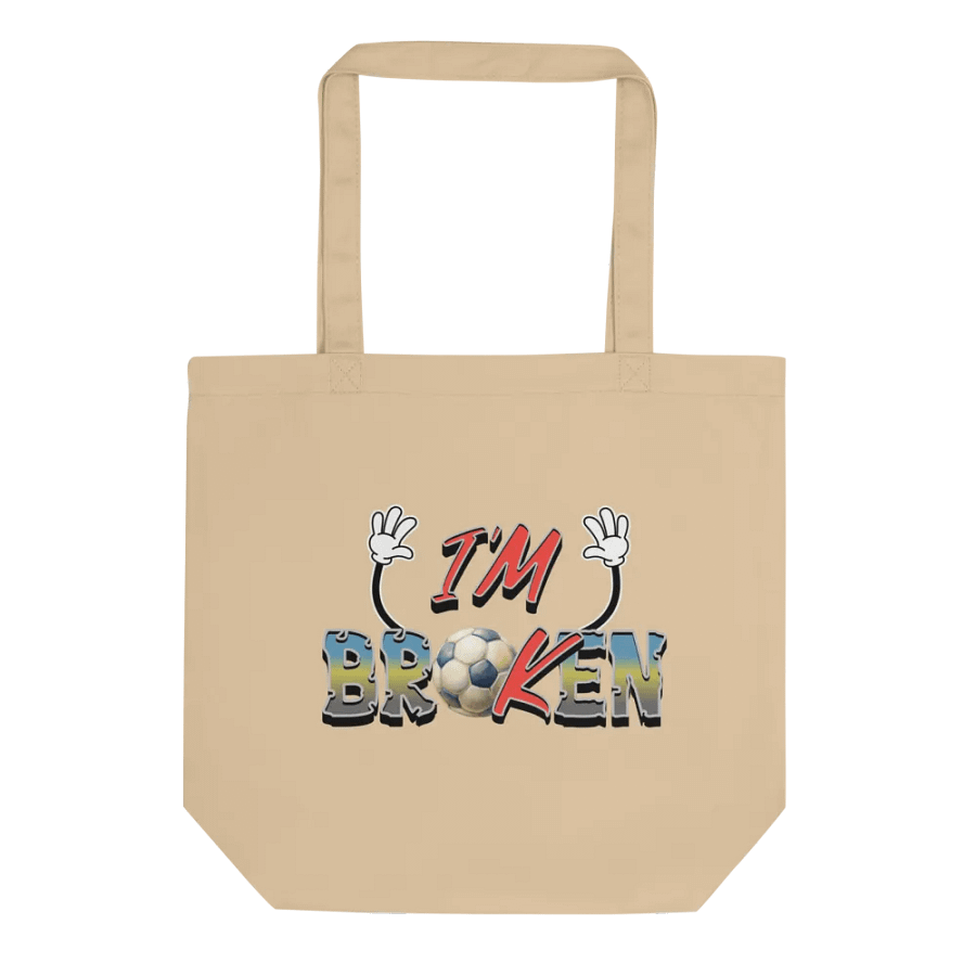 Im Broken Soccer Ball Eco Tote product image (1)