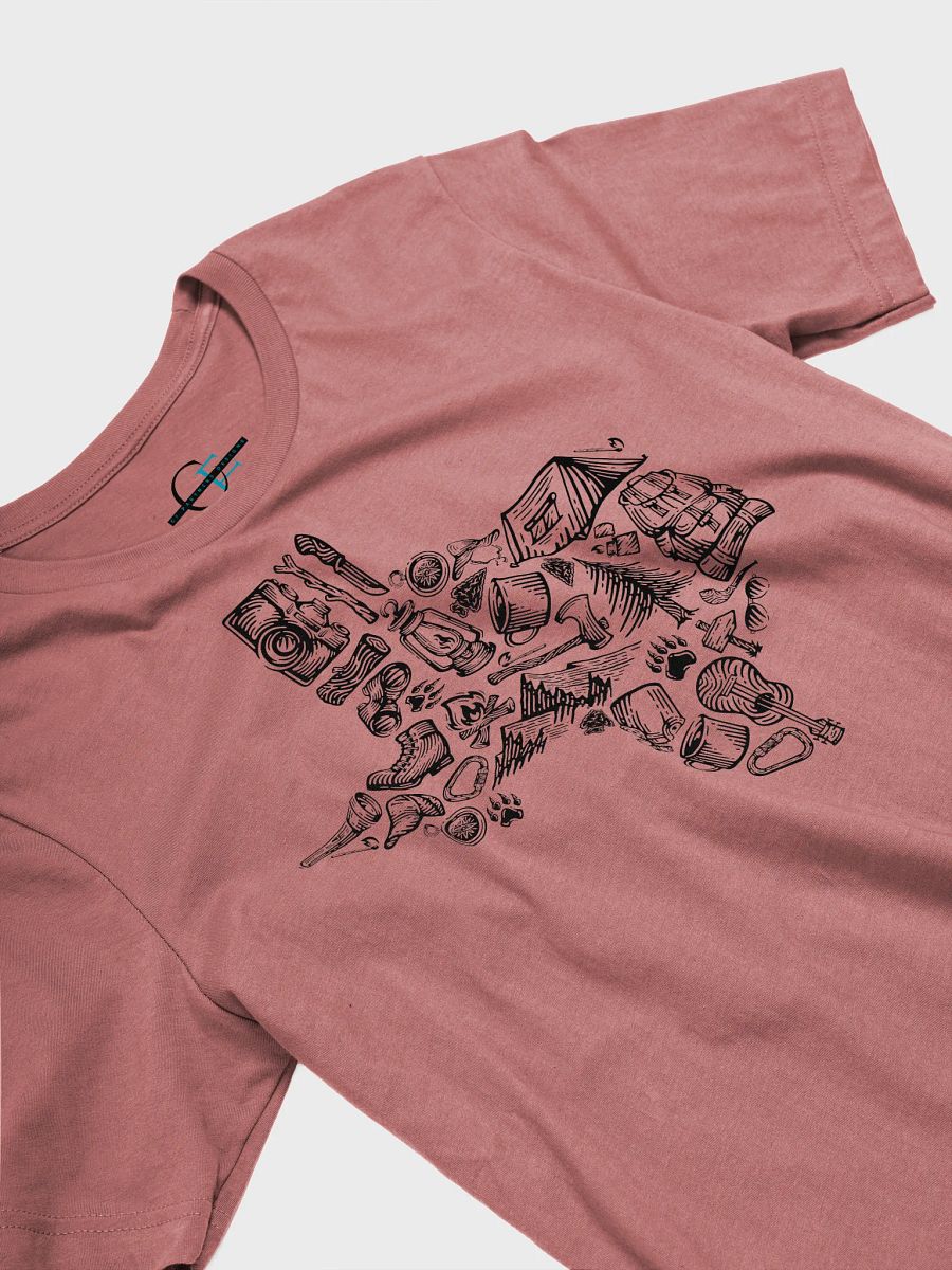 🥾 Texas Outdoors T-Shirt | Bella+Canvas Unisex Tee | Hiking & Nature Collage Design product image (3)