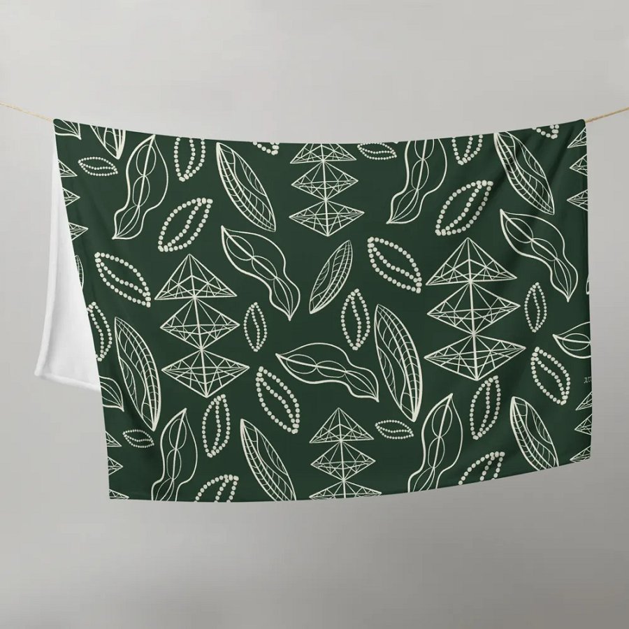El Yunque Brew Bliss: Abstract Coffee Bean Tribal Pattern product image (21)
