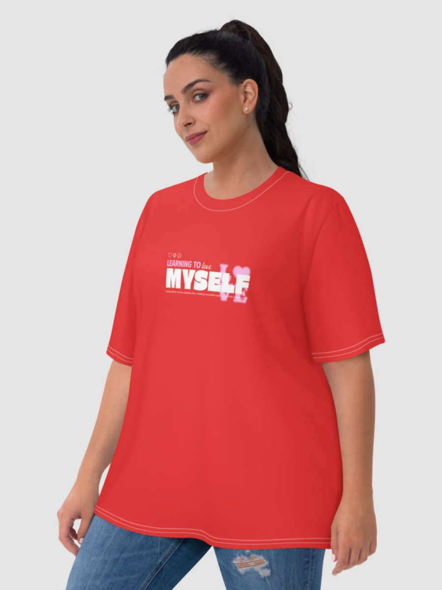 Learning To Love Myself T-Shirt - Ruby Red product image (5)