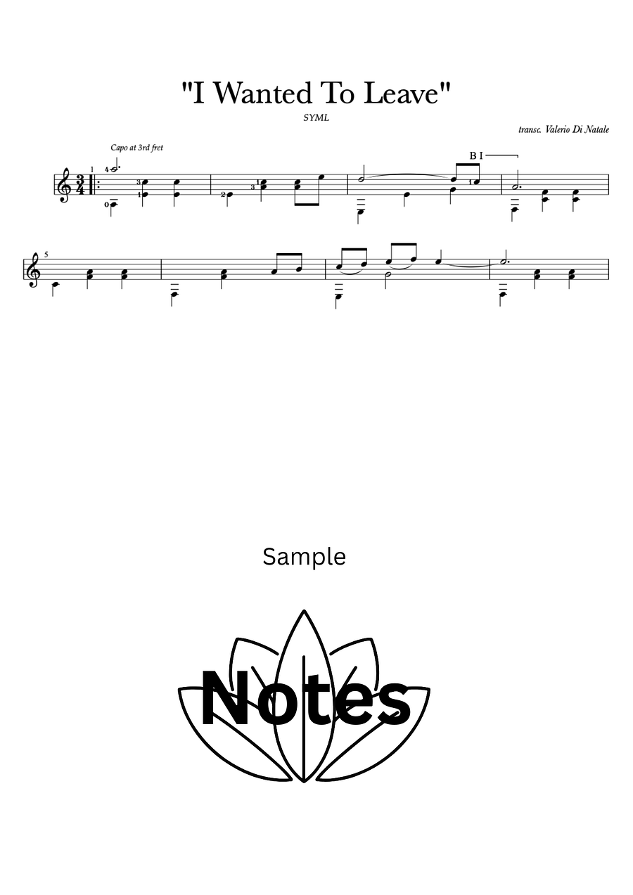 I Wanted To Leave" by SYML product image (4)