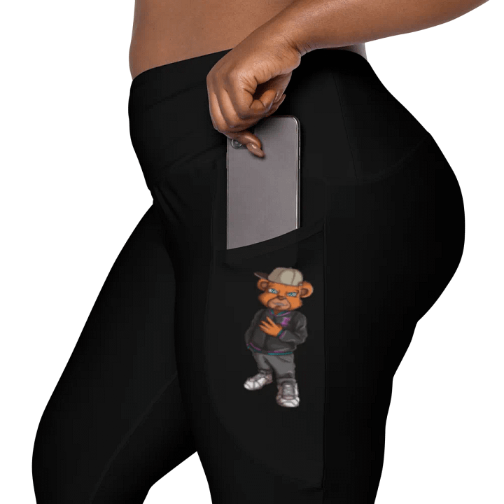 Standing Bear Black Pants with Pockets product image (1)