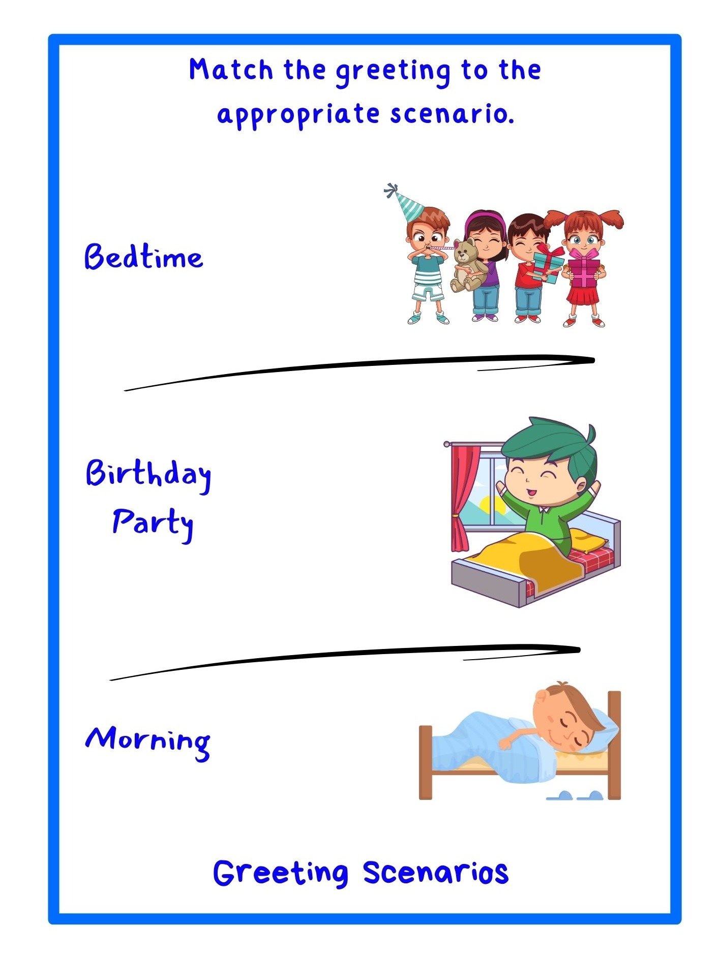 Printable Social Communication Worksheets product image (5)