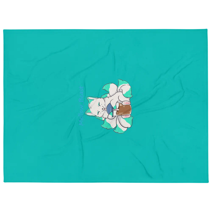 Turquoise Sippy Beast blanket product image (1)