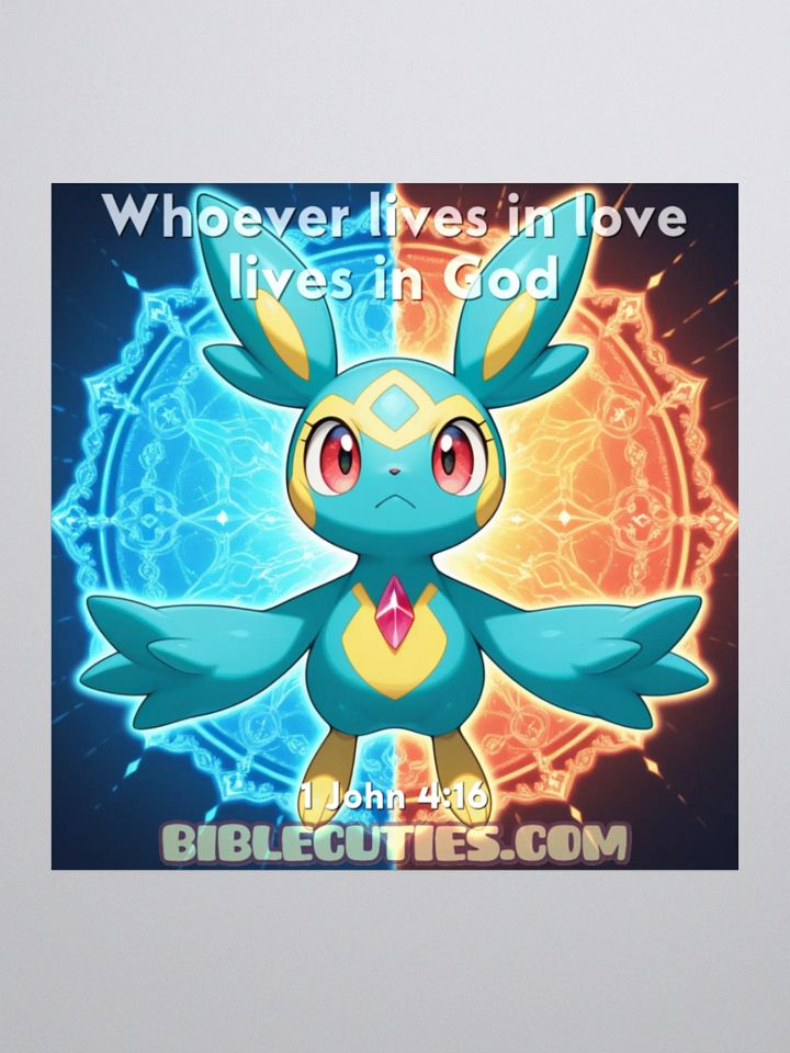 Bible Cuties Claudia - Who ever lives in love lives in God product image (1)