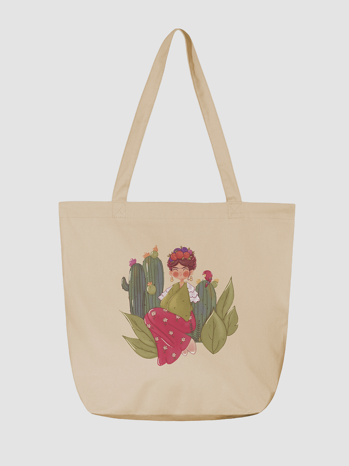 Cactus Lover Girl Eco Tote Bag product image (2)