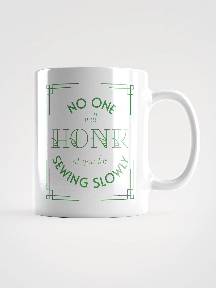 Sew Slowly Art Deco Mug product image (1)
