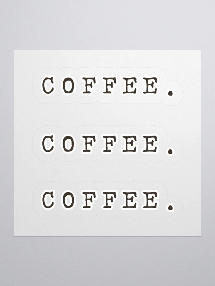 COFFEE. stickers product image (3)