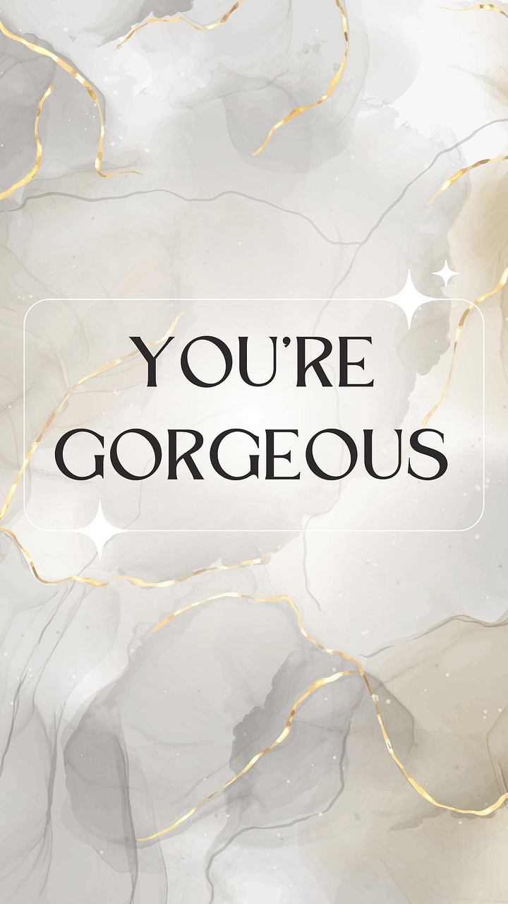 You're Gorgeous Elegance - wallpaper product image (1)