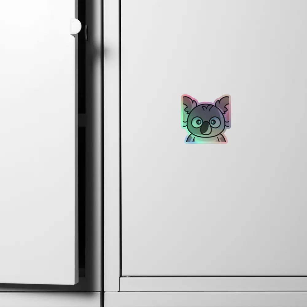Koala Stare holo sticker product image (4)