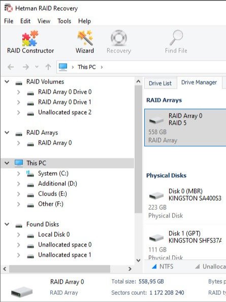 Hetman RAID Recovery - Recover damaged RAID arrays product image (2)
