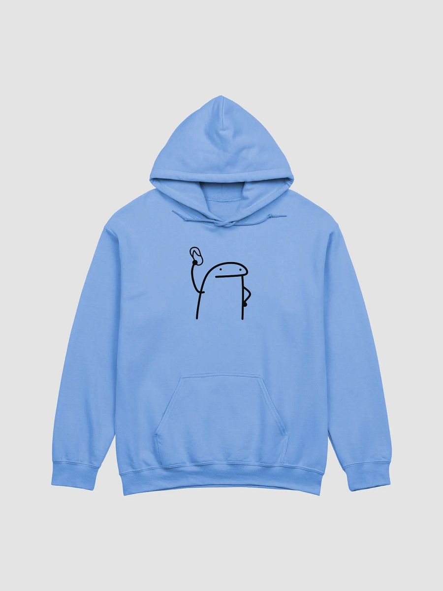 Meme Drawn Figure Ready For a Slippers Fight Hoodie product image (3)