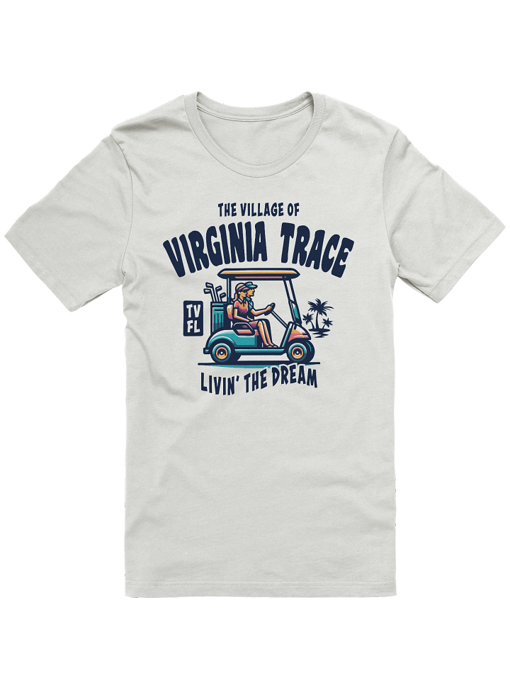 The Village of Virginia Trace TV FL Golf Cart Design T-Shirt product image (5)