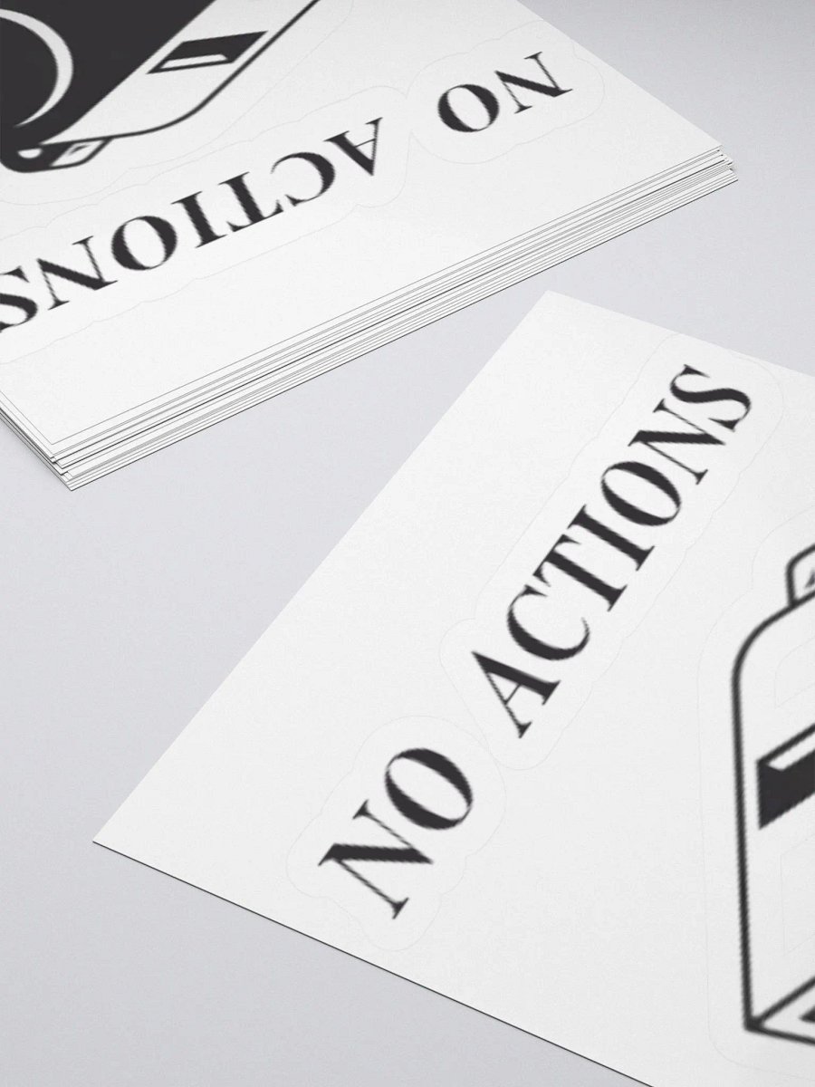 No Actions - ICL Judge Support Sticker product image (10)