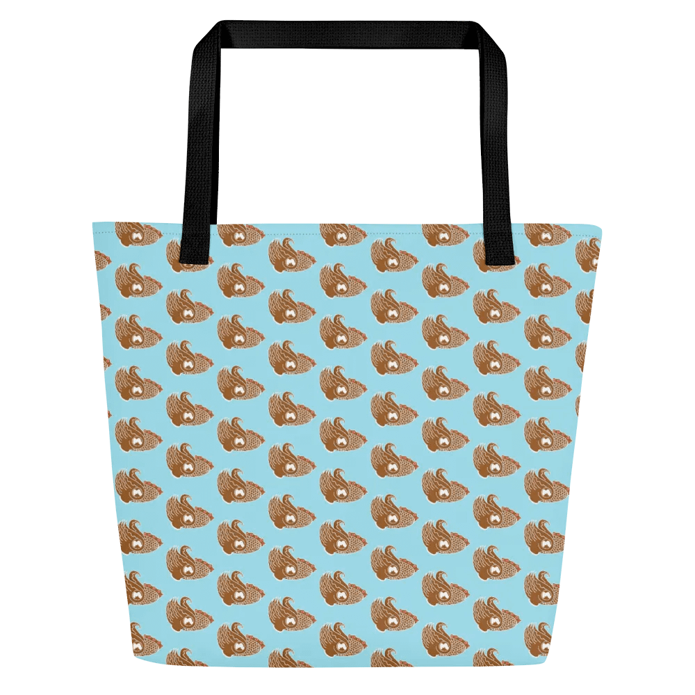 Gingerbread Cuttlefish Blue Tote product image (2)