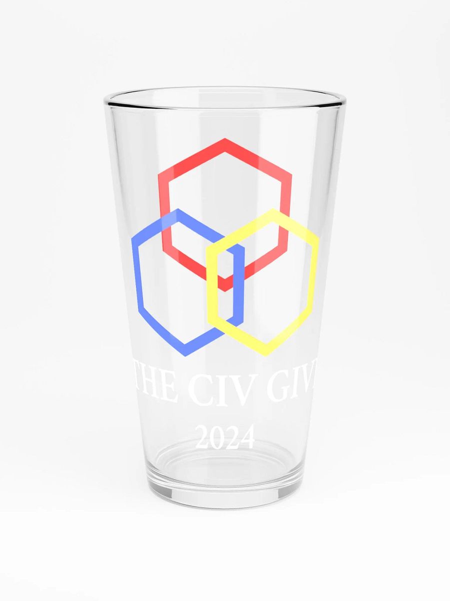Tri-Hex Pint Glass product image (3)
