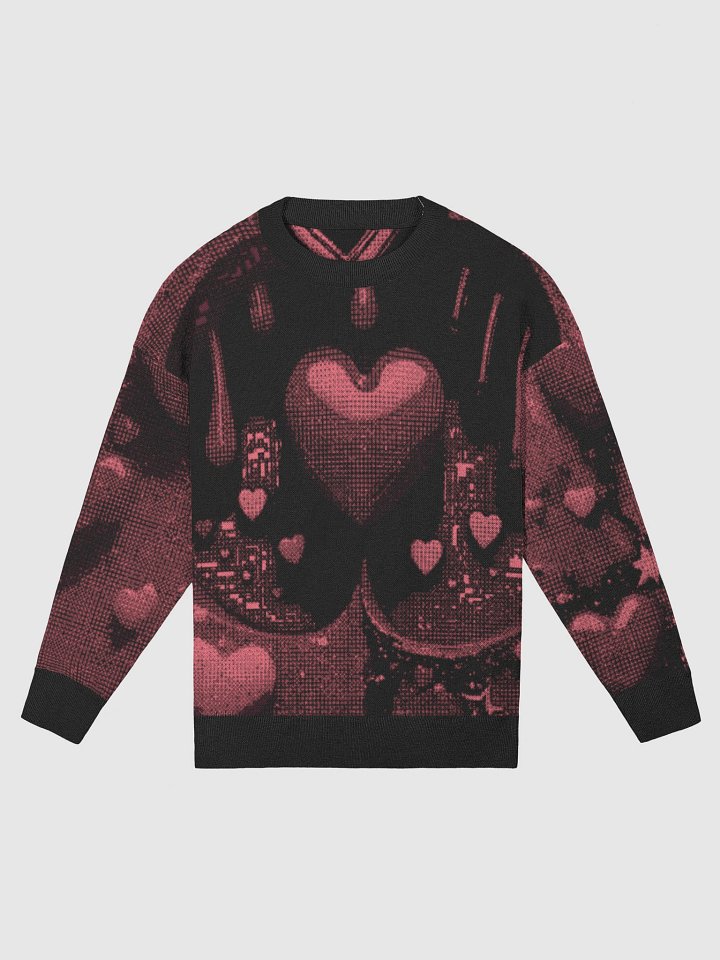 Crew Neck Dreamy Romantic Knit Sweater for Men & Women | Whimsical Cozy Gift for Couples & Loved Ones product image (1)