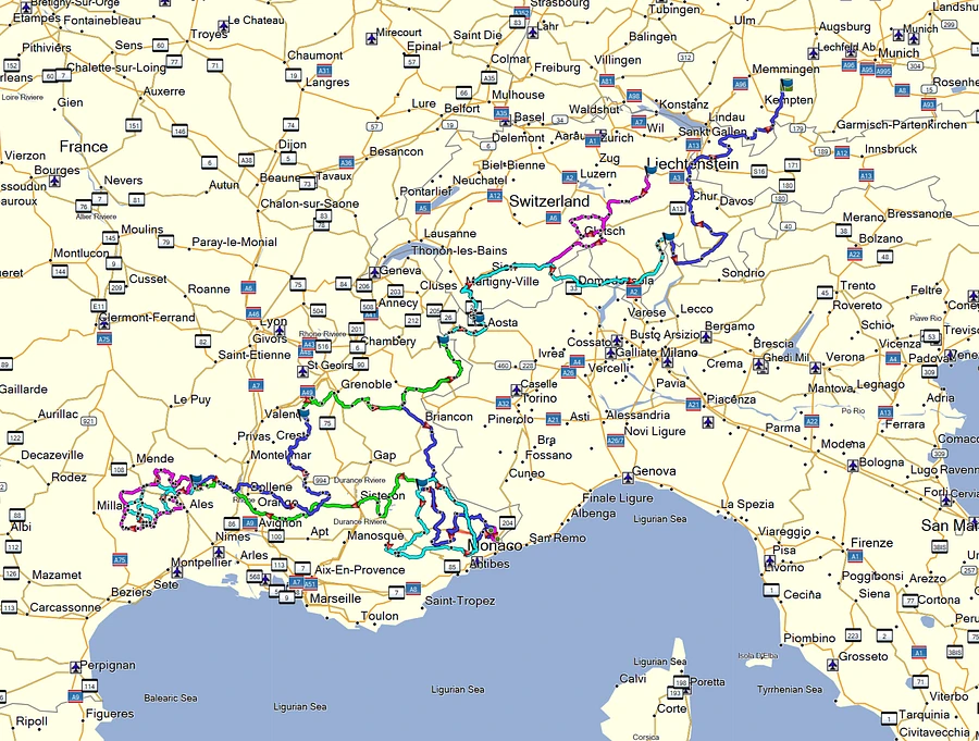 ULTIMATE FRANCE TOUR, 12 DAYS, 4600 km, Tour Book & GPX Data product image (3)