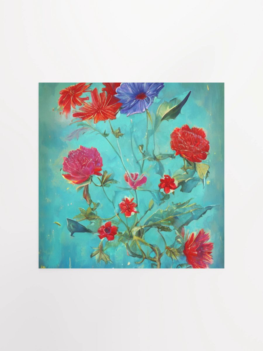 Floral Symphony Matte Poster product image (1)