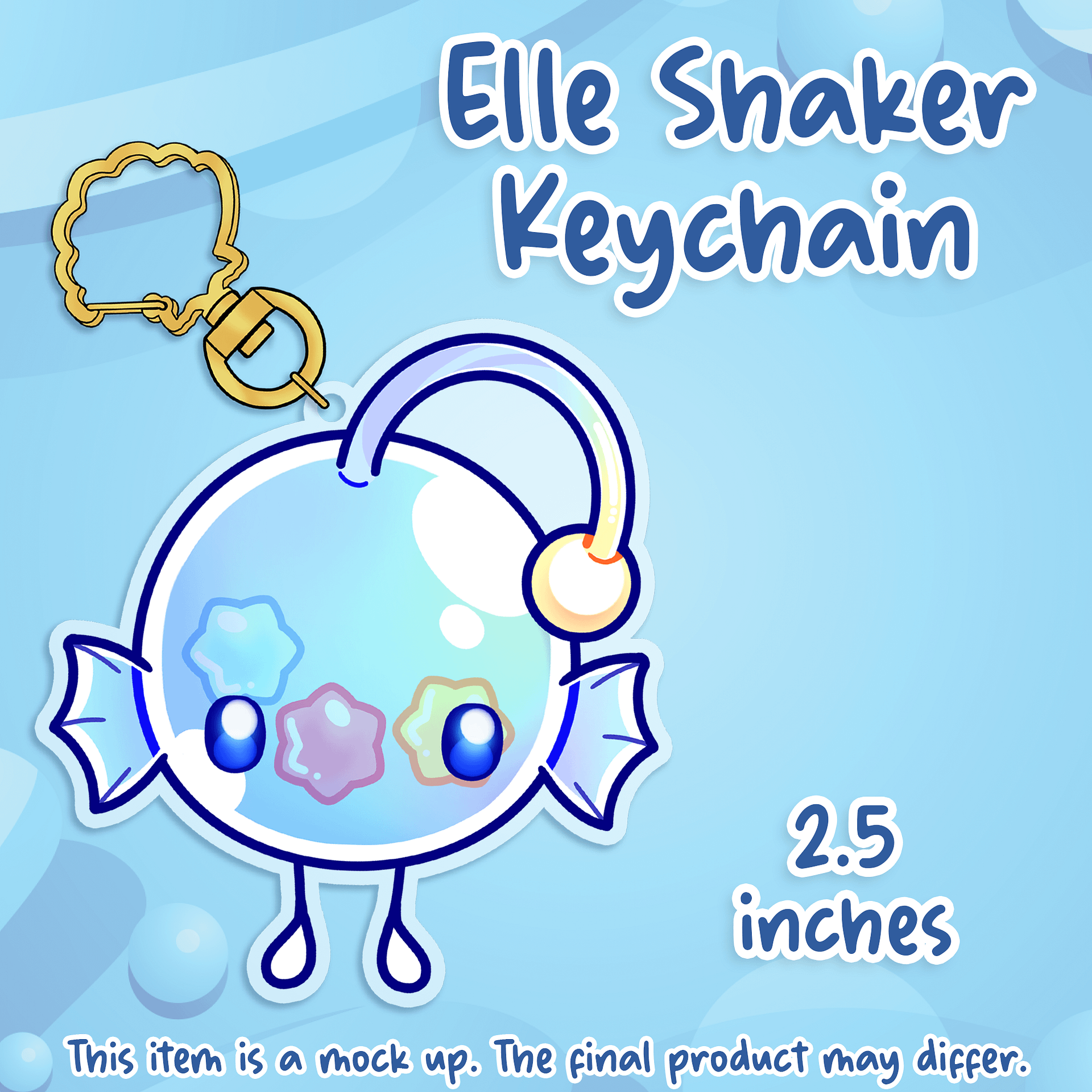 Elle Birthday Shaker Keychain [PREORDER] product image (1)