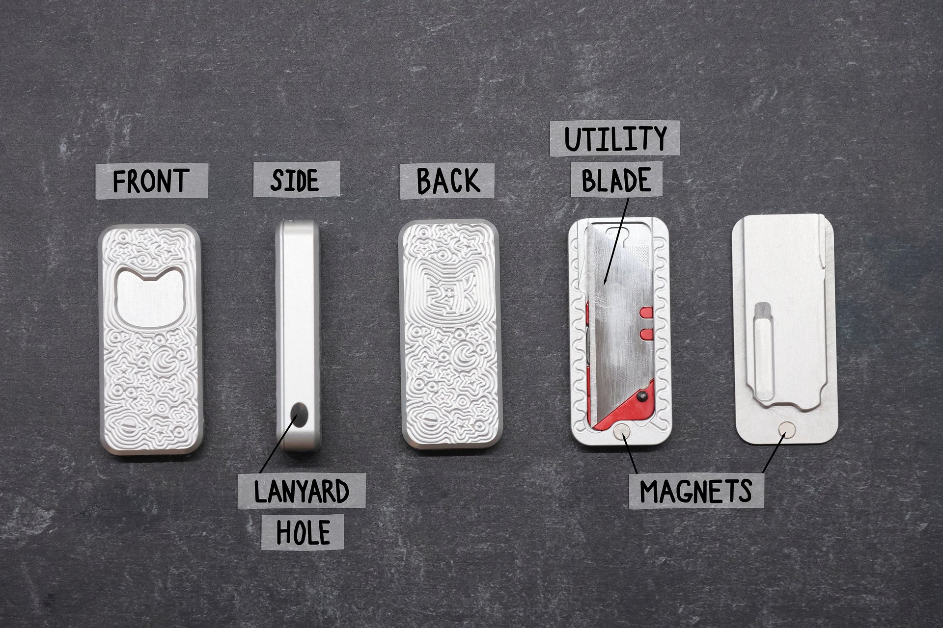 Evan and Katelyn Fidget Blade Box Opener product image (9)