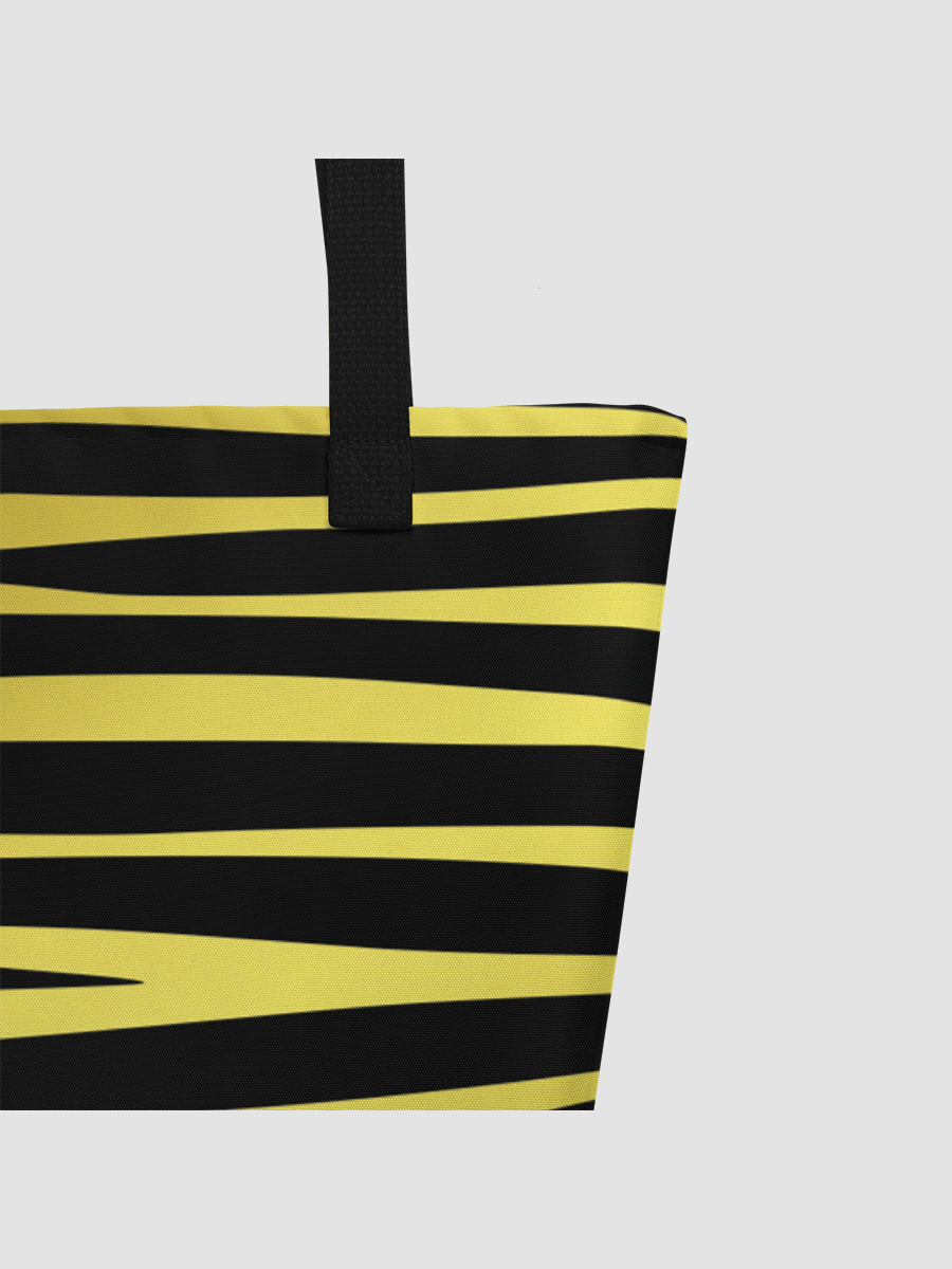 Tiger Stripes - All-Over Print Large Tote Bag w/ Pocket product image (4)