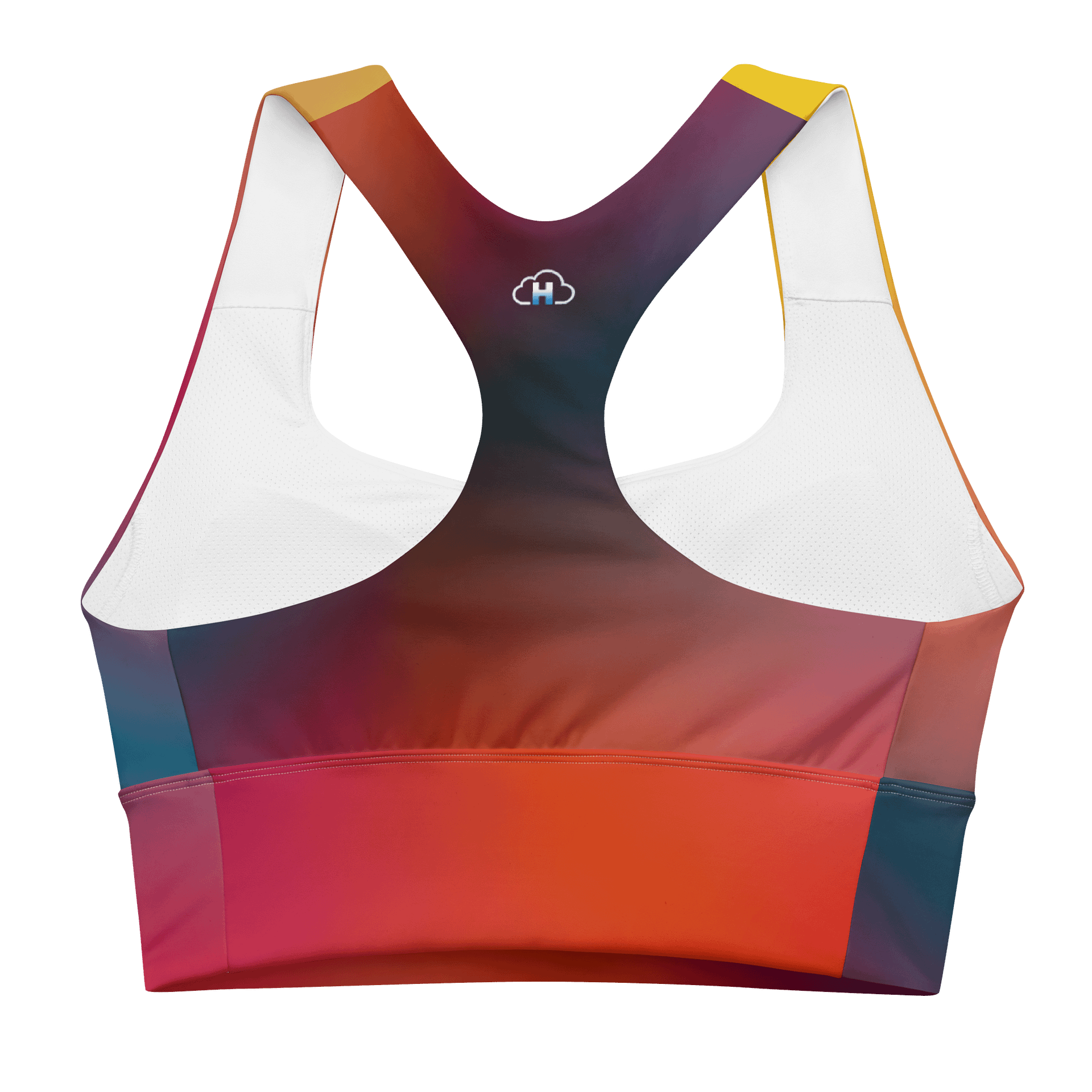 Sunset horizon-Recycled Longline Sports Bra product image (2)