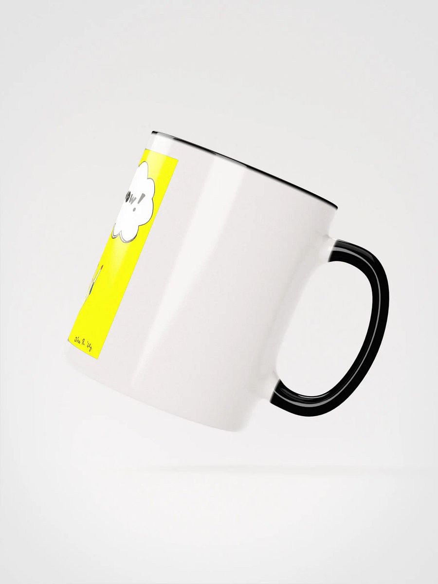 Pop art girl (art by Dina R.) acrylic painting picture - Ceramic Mug with Color Inside product image (8)