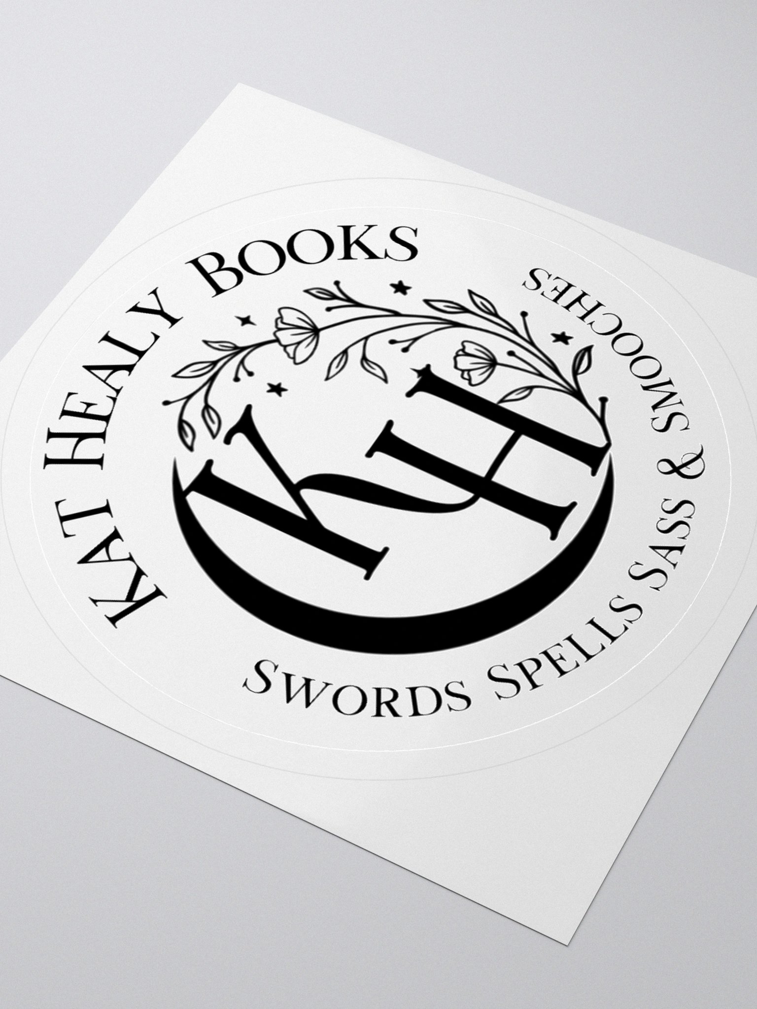 Kat Healy Books Slogan Sticker product image (9)