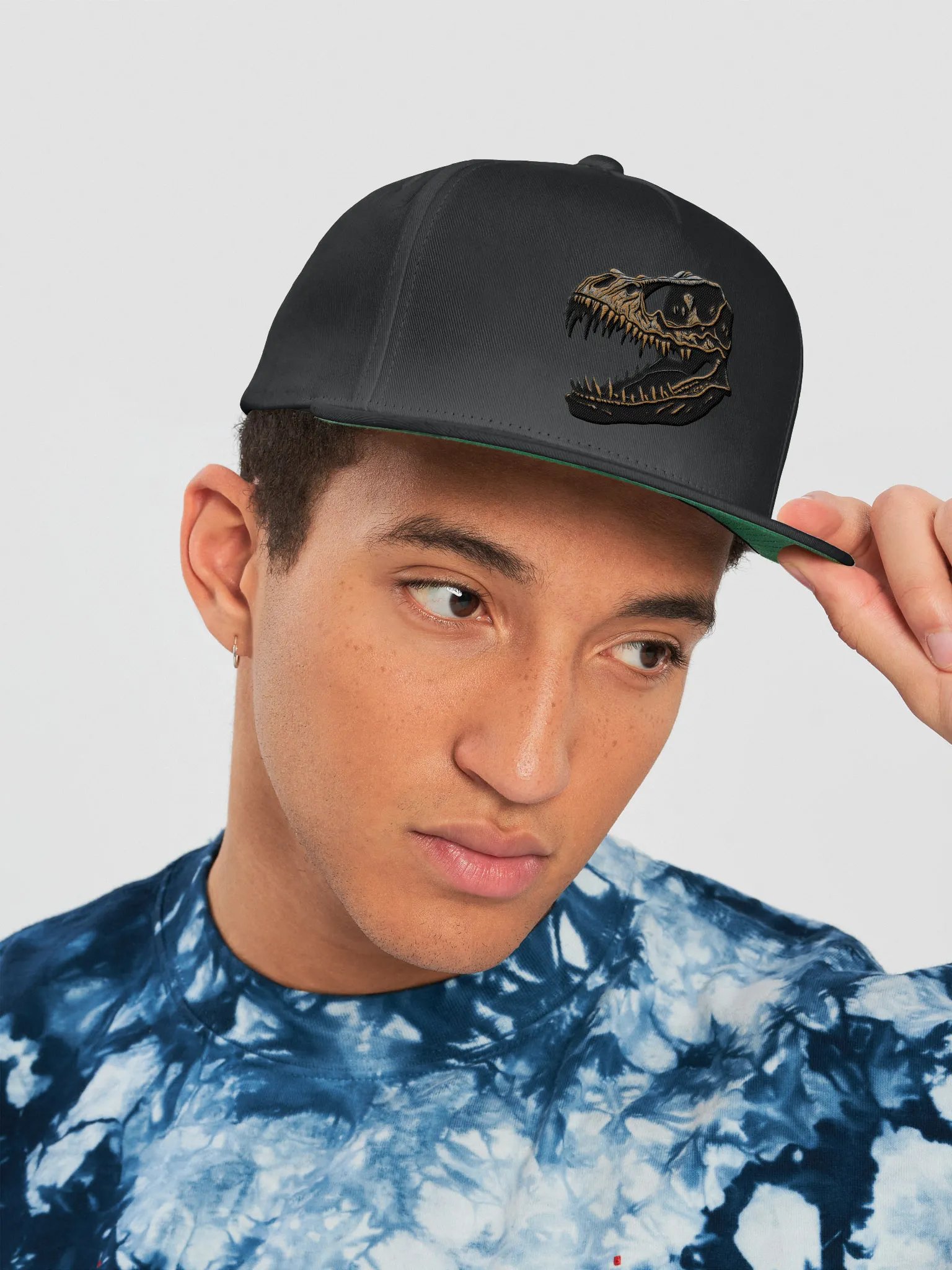 T-Rex Skull Snapback Cap product image (5)