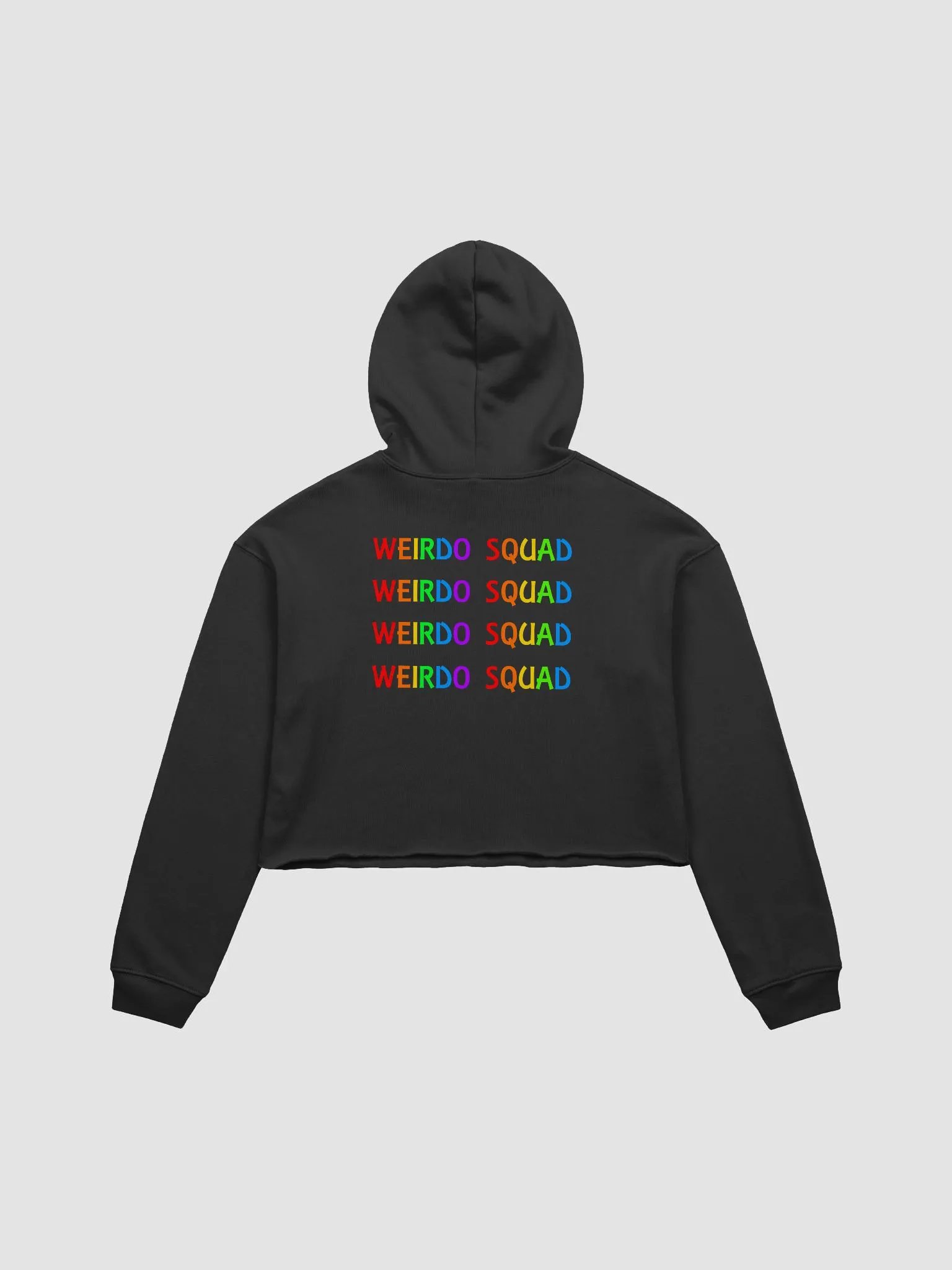 Stay Weird Rainbow - Crop Hoodie product image (2)