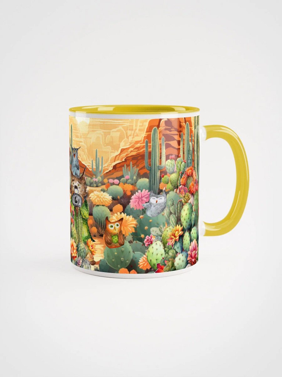 Desert Bloom: A Tale of Resilience Ceramic Mug | 11oz & 15oz | Nature-Inspired Drinkware product image (1)