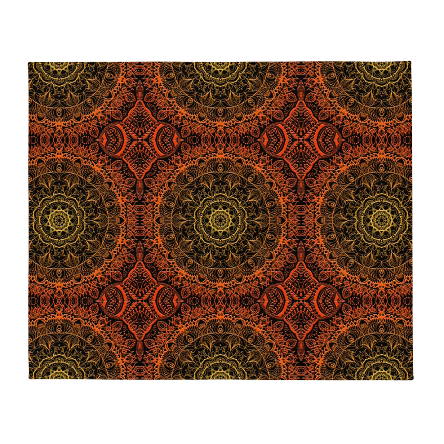 Mandala Dreams Throw Blanket product image (2)
