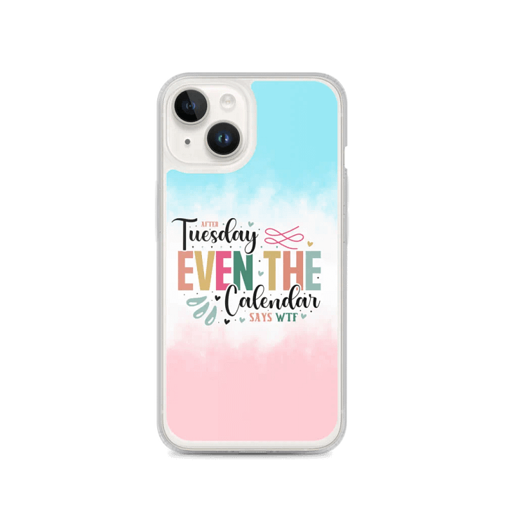 WTF Calendar Quote iPhone® Clear Case product image (4)