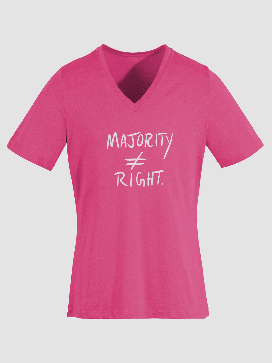 Majority ≠ Right V-Neck tee (white) product image (38)