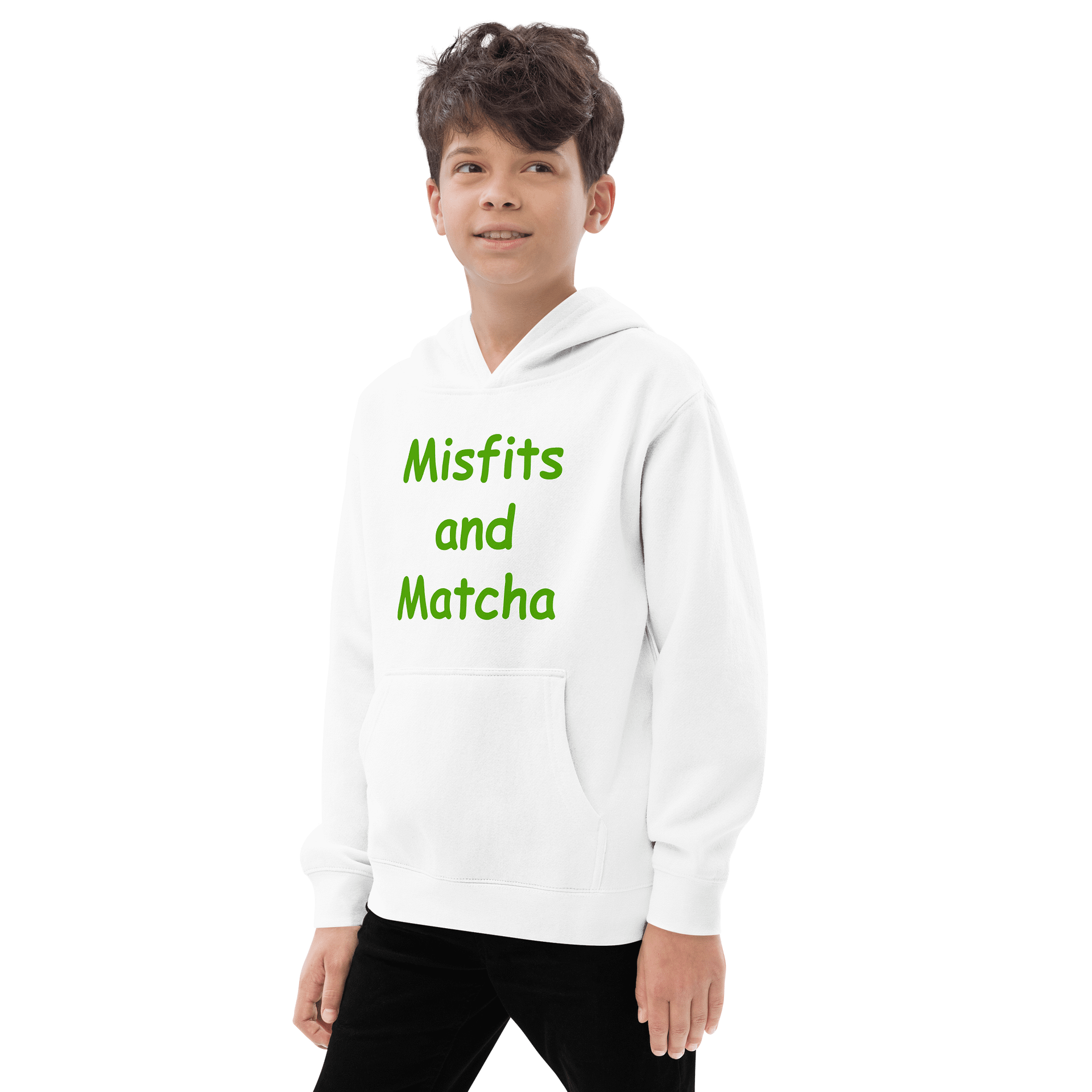 Kids Misfits and Matcha Name Pullover Hoodie product image (9)