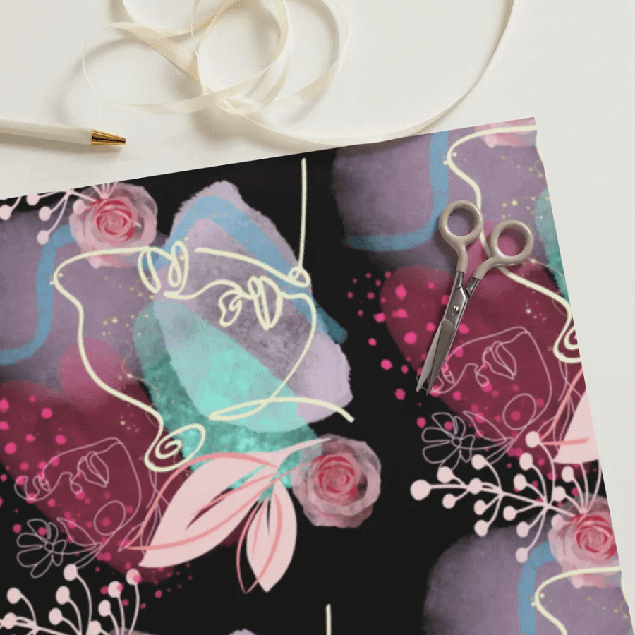 Ethereal Garden Wrapping Paper Set gifts for chic ladies product image (11)